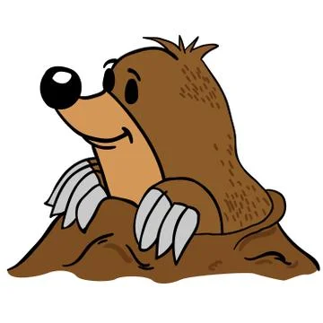 Mole Stock Illustration