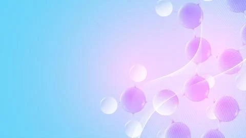 Molecular abstract structure background. Scientific vector illustration with Stock Illustration