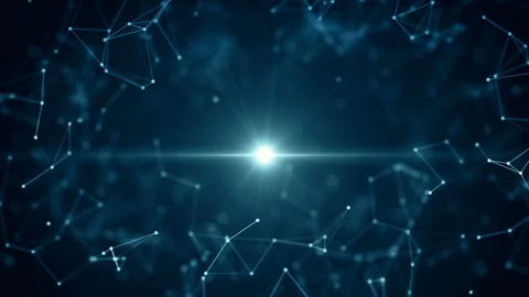 Molecular background abstract animation Stock Footage 95641607