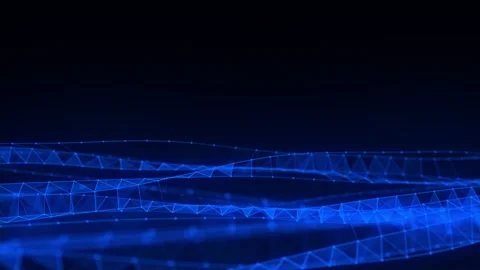 Molecular background with DNA. Network concept. Music sound wave. Видео 207758935