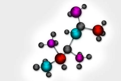 Molecular background Stock-Illustration