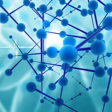 Molecular background Stock Illustration
