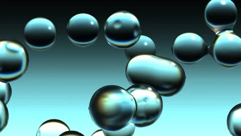 Molecular Bond Formation Fotos Stock