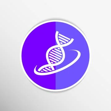 Molecular compound vector icon chemistry Stock Illustration