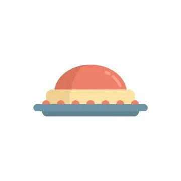 Molecular cuisine candy icon flat isolated vector Stock Illustration