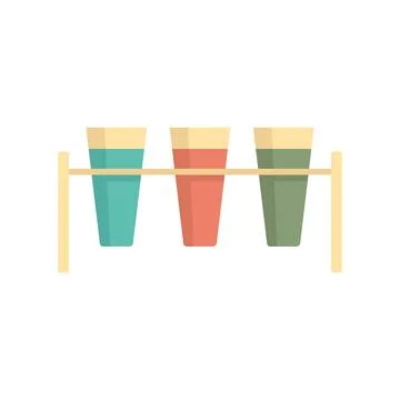 Molecular cuisine icon flat isolated Stock Illustration