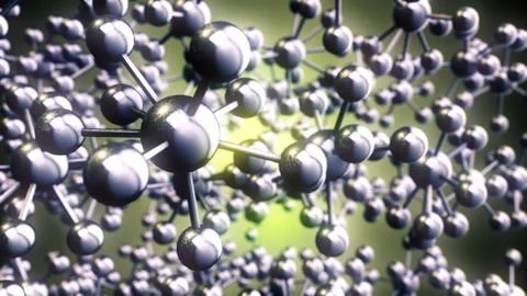 Molecular DNA Model Structure. 3D rendering Stockillustratie