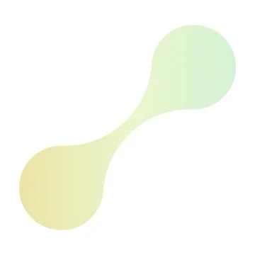 Molecular dot connect pattern with metaball shapes. Abstract fluid morphing Stock Illustration