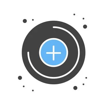 Molecular Electronics Icon Image. 스톡 일러스트