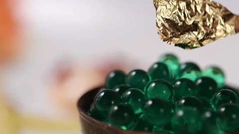 Molecular gastronomy closeup. Stock Footage 132394607