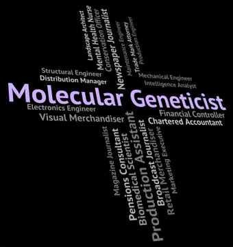 Molecular Geneticist Represents Sub Atomic And Subatomic 스톡 일러스트