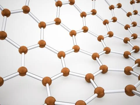 Molecular mesh structure rendered Stock Illustration