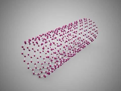 Molecular mesh structure rendered Stock Illustration