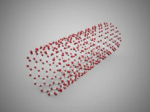 Molecular mesh structure rendered Stock Illustration