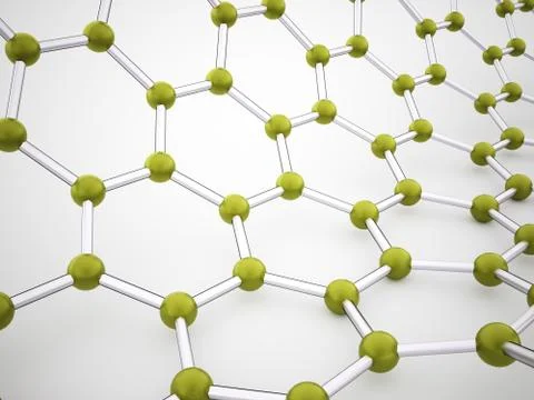 Molecular mesh tube structure Stock Illustration