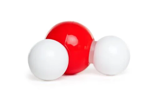 Molecular model of h2o Stock Photos