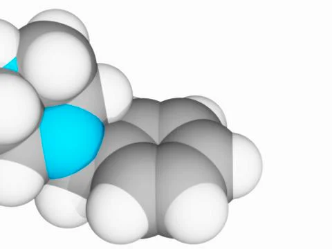 Molecular model Stock Illustration