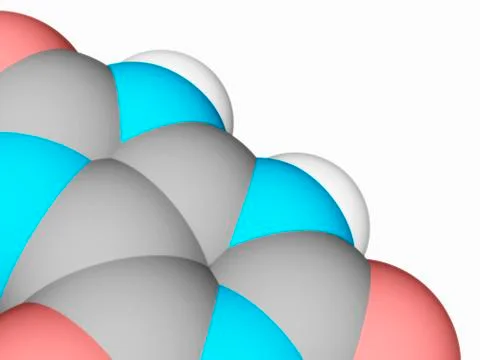 Molecular model Stock Illustration