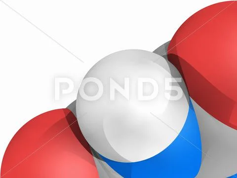 Molecular model Stock Illustration