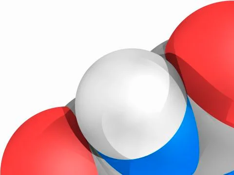 Molecular model Stock Illustration