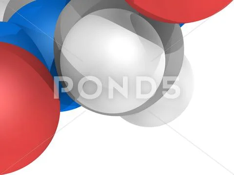 Molecular model Stock Illustration