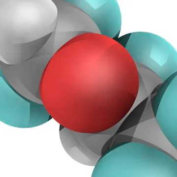 Molecular model Stock Illustration