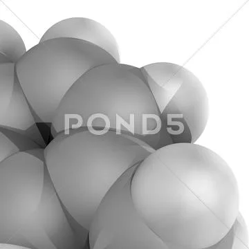 Molecular model Stock Illustration