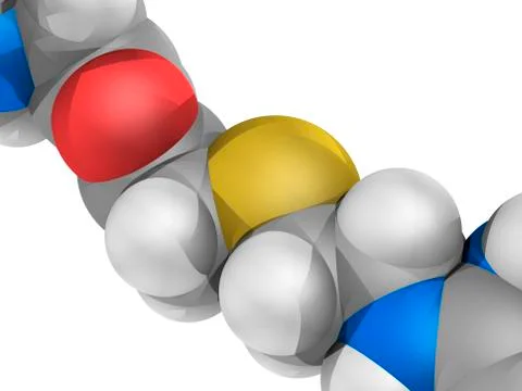 Molecular model Stock Illustration