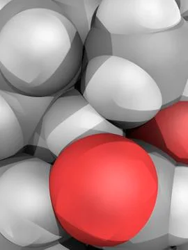 Molecular model Stock Illustration