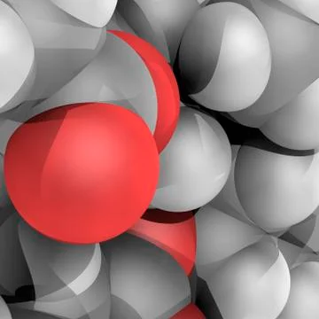Molecular model Stock Illustration
