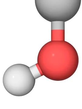 Molecular model Stock Illustration