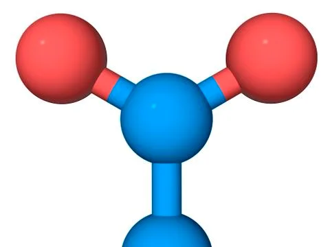 Molecular model Stock Illustration