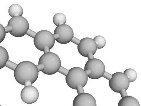 Molecular model Stock Illustration