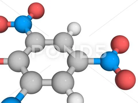 Molecular model Stock Illustration