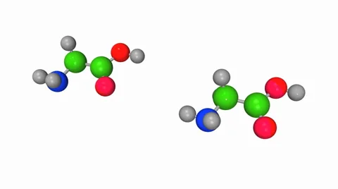 Molecular model of peptide bond formation Video stock 64803945