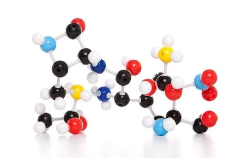 Molecular model Stock Photos