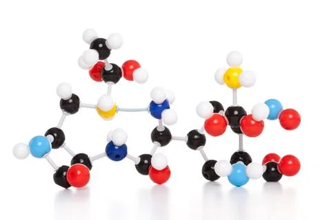 Molecular model Stock Photos