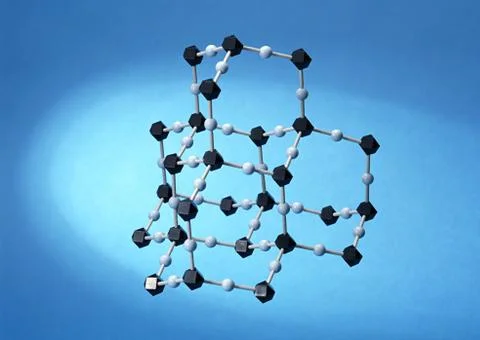 Molecular Model Foto stock