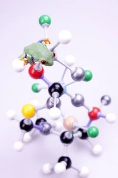 Molecular model Stock Photos