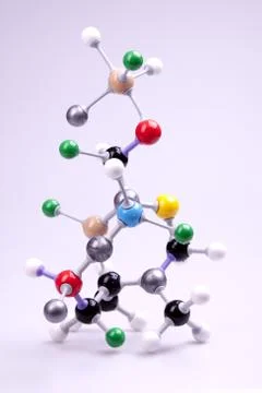 Molecular model Foto stock