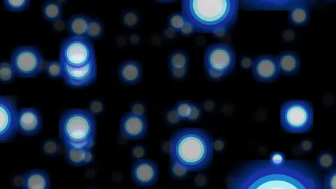 Molecular Movement at Night Stock Footage 335639528