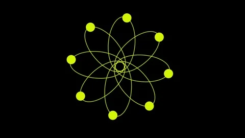 Molecular Network Stock Footage 335623910