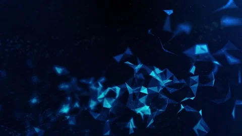 Molecular network scheme Stock Footage 73905092