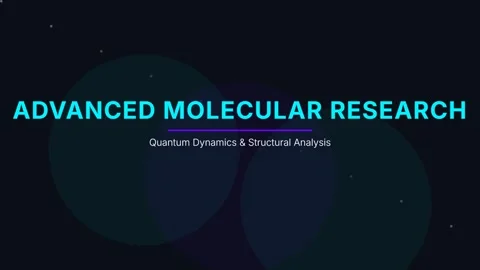 Molecular science research visualization: advanced quantum dynamics and str.. Stock Footage 336805168