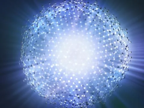 Molecular Science Technology Concept Stock Illustration