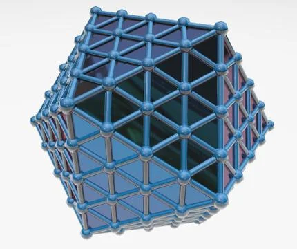 Molecular sphere Stock Illustration