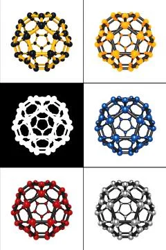 Molecular spheres Stock Illustration