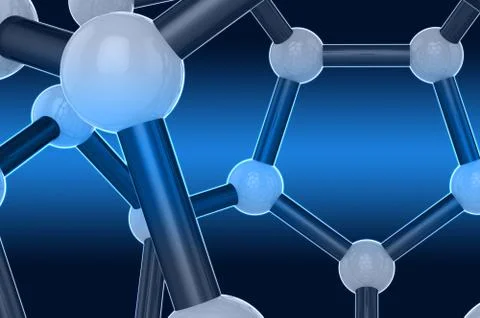 Molecular spheres Illustrazione stock