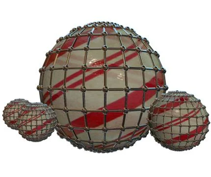 Molecular spheres Stock Illustration