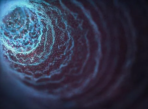 Molecular Structural Organic Tissue Stock Illustration